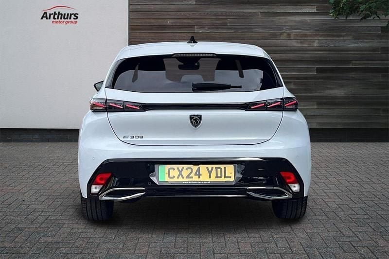 White Used 2024 Peugeot e-308 Hatchback | £23,950 (Fair price) - Image 1/4