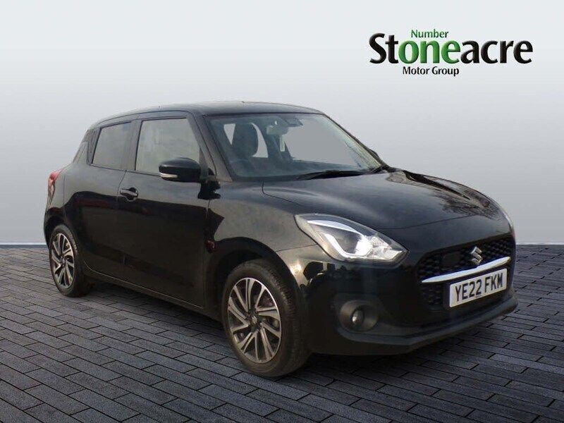 Black Used 2022 Suzuki Swift SZ5 Hatchback | £12,495 (Fair price) - Image 1/4