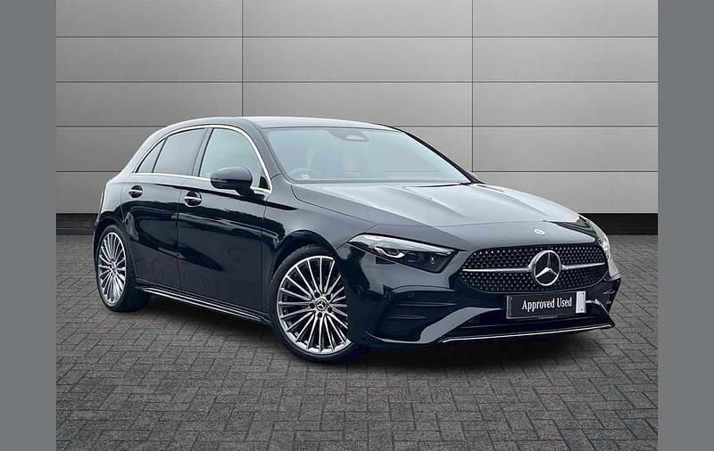 Black Used 2024 Mercedes A200 AMG Line Premium Plus Hatchback | £26,890 (A bit pricey) - Image 1/4