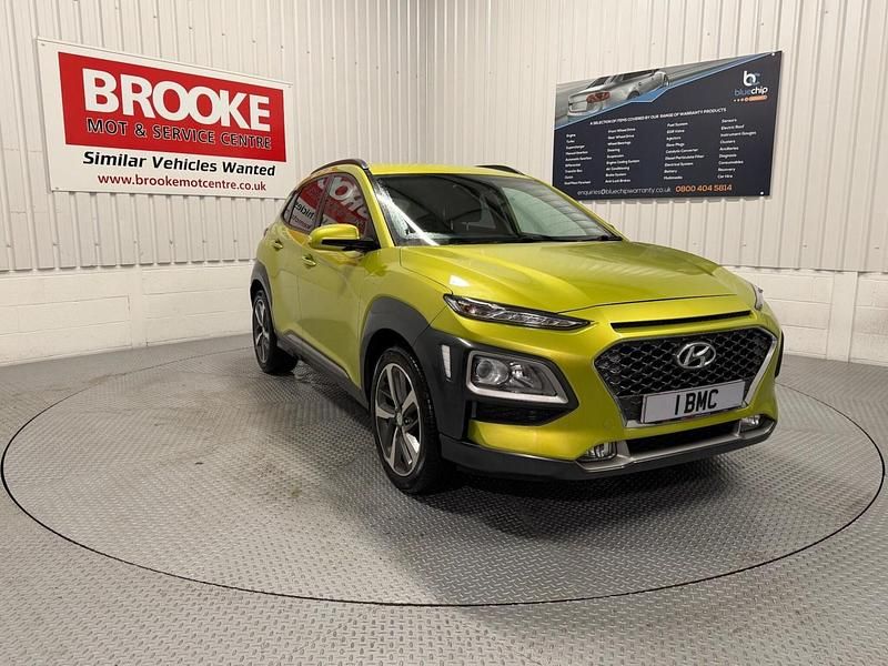 Used Hyundai Kona Premium 2019 Yellow SUV