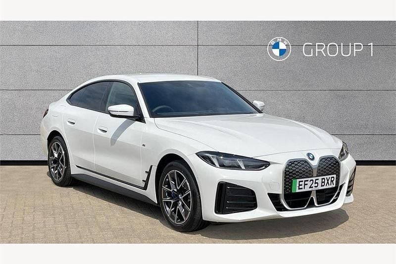 Alpine white Used 2025 BMW i4 M Sport Sedan | £41,997 (Fair price) - Image 1/4
