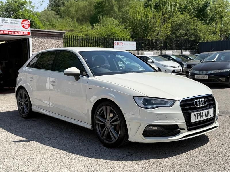 White Used 2014 Audi A3 Sportback S-Line Hatchback | £5,995 (Fair price) - Image 1/4