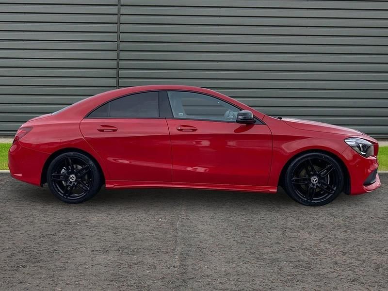 Used Mercedes CLA180 AMG line 122 HP (89 kW) 2017 Red Sedan