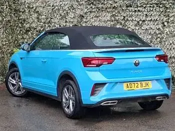 Used VW T-Roc Cabriolet R-line 150 HP (110 kW) 2023 Blue Cabriolet