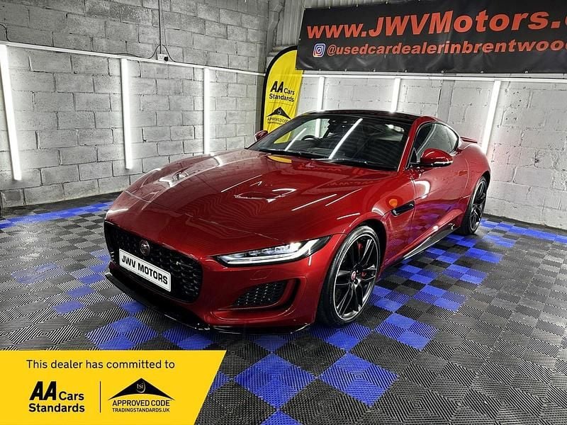 Red Used 2020 Jaguar F-Type R-Dynamic Coupe | £44,995 (Fair price) - Image 1/4