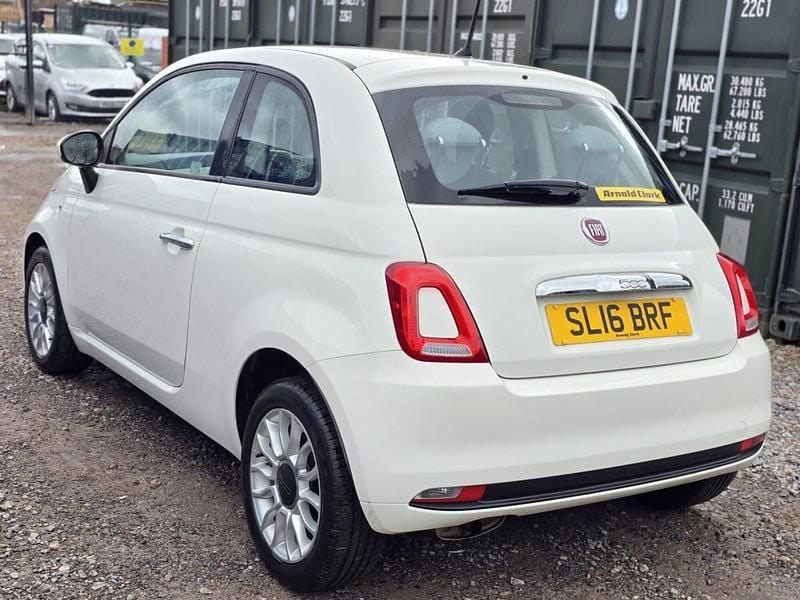 Used Fiat 500 Pop Star 69 HP (50 kW) 2016 White Hatchback
