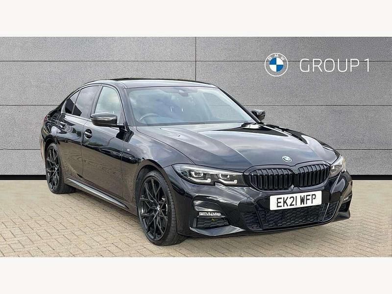 Black Used 2021 BMW 330e M Sport Sedan | £21,856 (A bit pricey) - Image 1/4