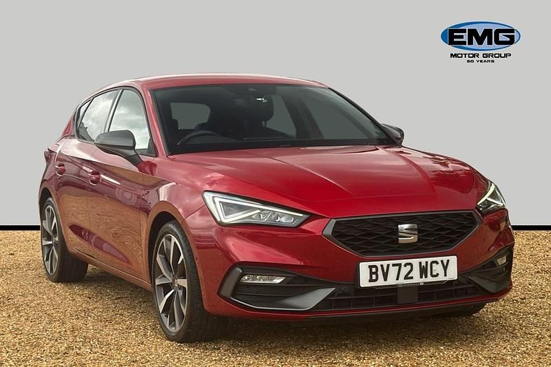 Red Used 2022 Seat Leon FR Sport Hatchback | £18,555 (Fair price) - Image 1/3