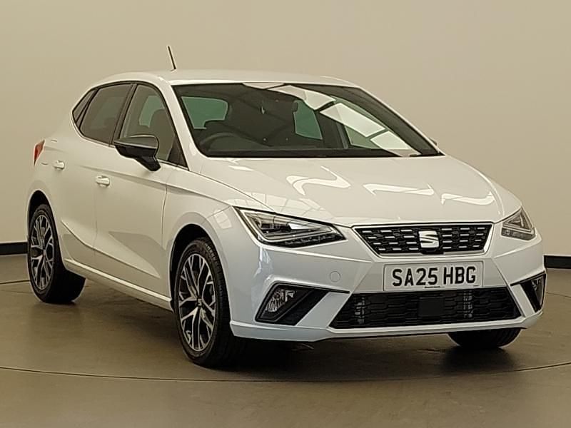 White New 2025 Seat Ibiza XCELLENCE Hatchback | £18,998 (Good price) - Image 1/4