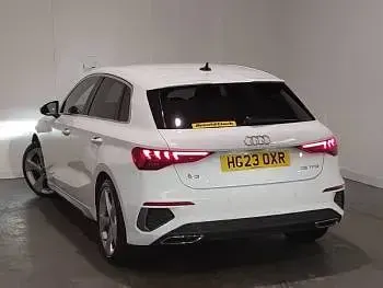 Used Audi A3 S-Line 150 HP (110 kW) 2023 White Sedan