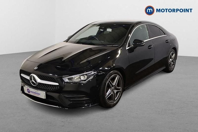 Used Mercedes CLA180 AMG line 136 HP (100 kW) 2022 Black Sedan