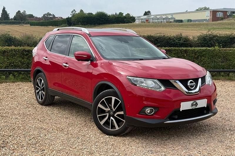 Red Used 2017 Nissan X-Trail Tekna SUV | £12,621 (Fair price) - Image 1/1