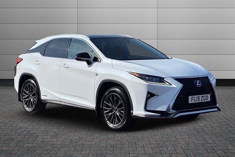 Satin silver Used 2019 Lexus RX450h Sport Line SUV | £19,195 (A bit pricey) - Image 1/3