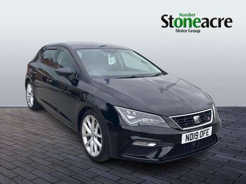 Black Used 2019 Seat Leon FR Sport Hatchback | £15,495 (Fair price) - Image 1/4