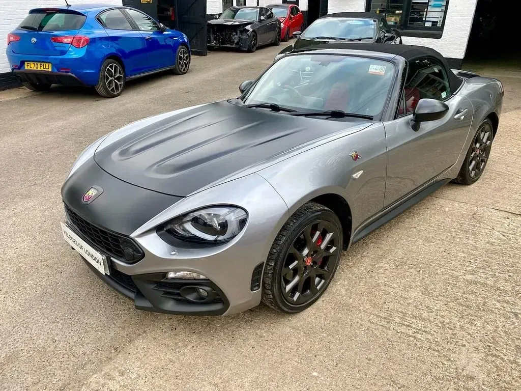 Used Abarth 124 Spider 170 HP (125 kW) 2019 Grey Cabriolet