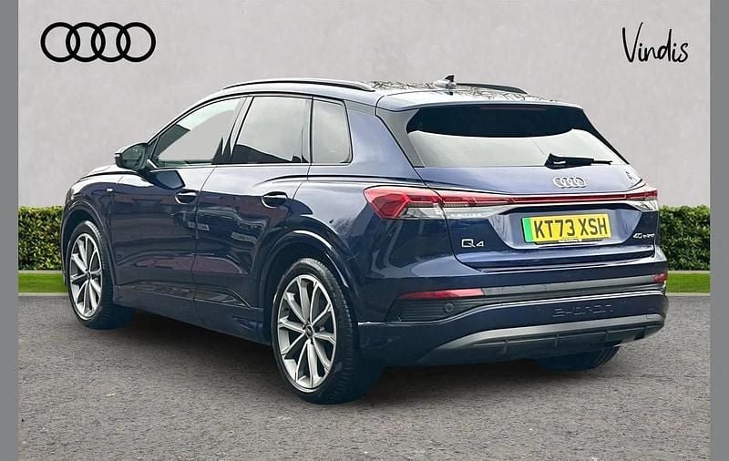 Used Audi Q4 e-tron Comfort 150 kW (204 HP) 2023 Blue SUV