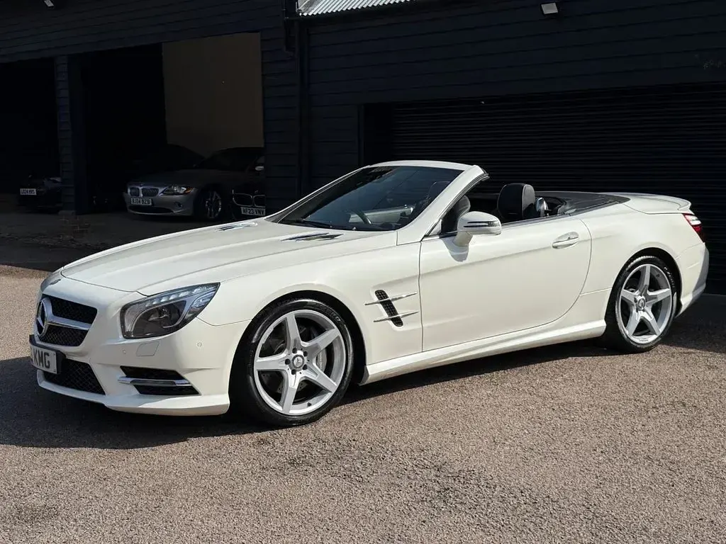 Used Mercedes SL400 AMG 333 HP (244 kW) 2014 White Cabriolet