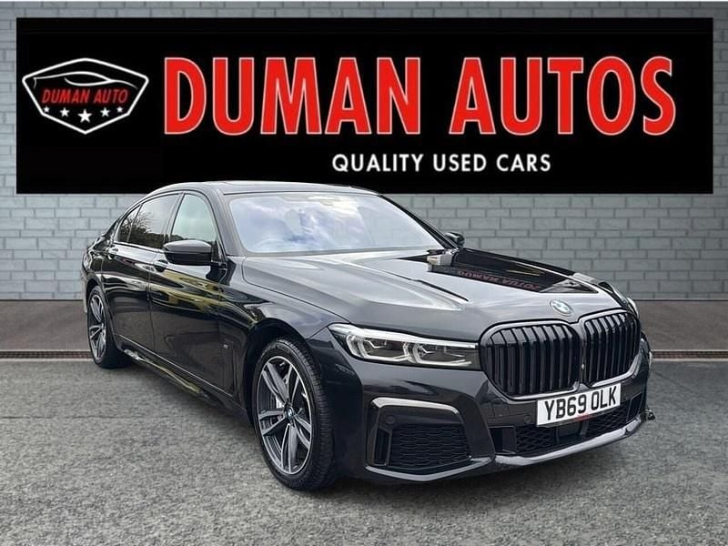 Black Used 2020 BMW 740L M Sport Sedan | £32,995 (Fair price) - Image 1/4