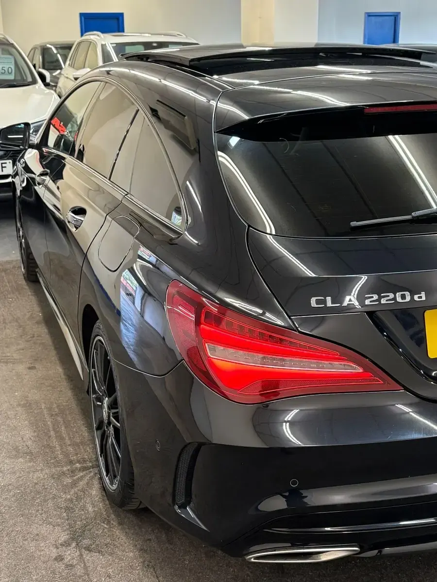 Used Mercedes CLA220 AMG line 2018 Black Sedan