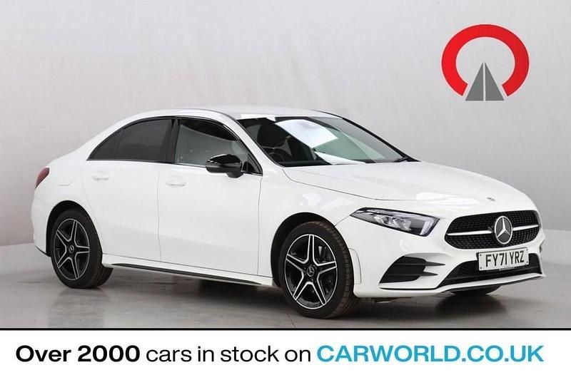White Used 2021 Mercedes A250 AMG line Sedan | £13,400 (Good price) - Image 1/3