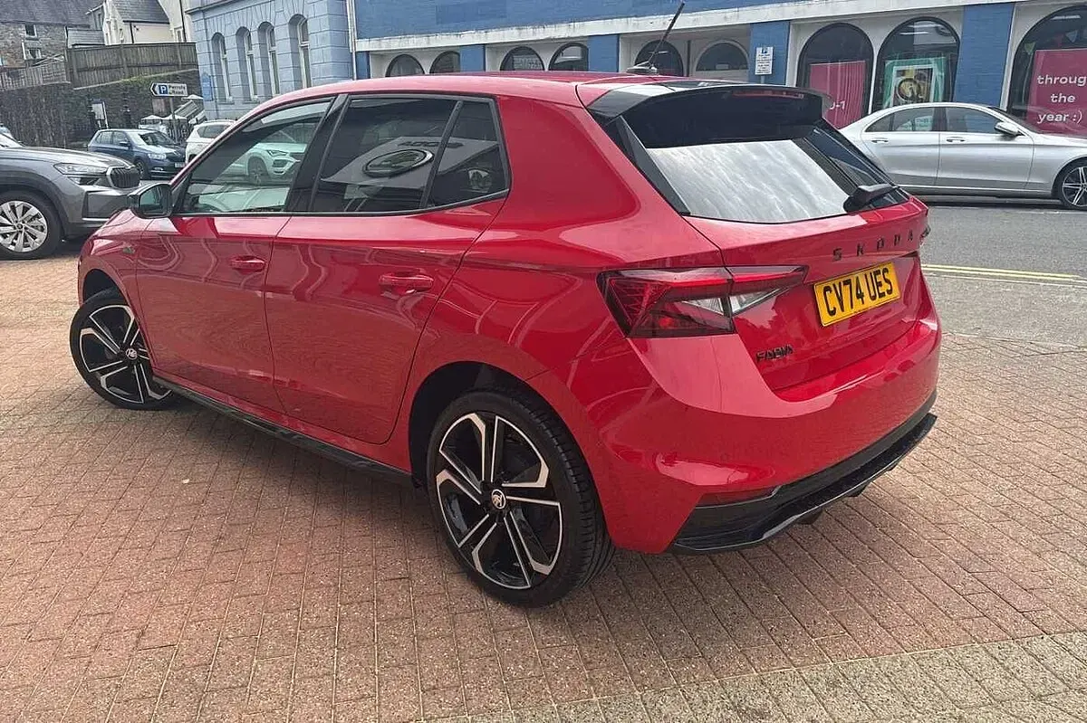 Used Skoda Fabia Monte Carlo 85 HP (62 kW) 2024 Velvet red metallic Hatchback
