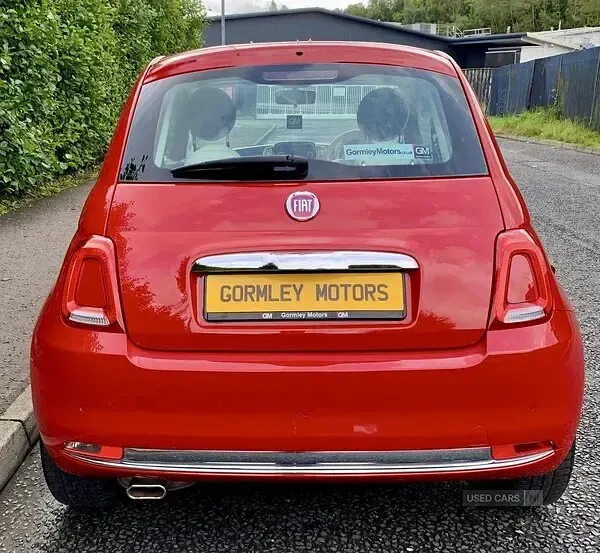 Used Fiat 500 Lounge 69 HP (50 kW) 2018 Red Hatchback