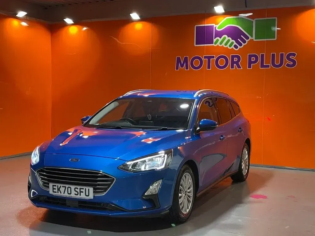 Used Ford Focus Titanium 120 HP (88 kW) 2020 Blue Estate