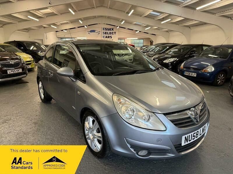 Silver Used 2008 Vauxhall Corsa Design Edition Hatchback | £4,250 (A bit pricey) - Image 1/4