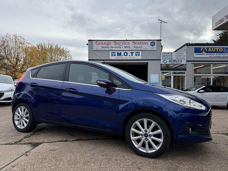 Blue Used 2017 Ford Fiesta Titanium Hatchback | £6,995 (Fair price) - Image 1/4