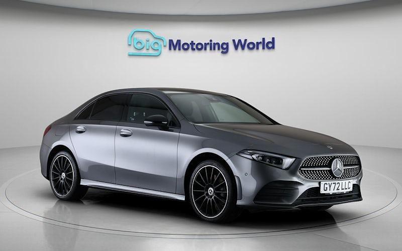 Grey Used 2022 Mercedes A250 AMG Line Premium Plus Sedan | £22,700 (A bit pricey) - Image 1/4