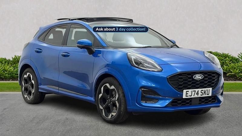 Blue Used 2024 Ford Puma ST-Line X Hatchback | £19,999 (Expensive) - Image 1/2