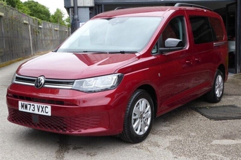 Fontana red Used 2023 VW Caddy Maxi Life MPV | £32,995 (A bit pricey) - Image 1/1