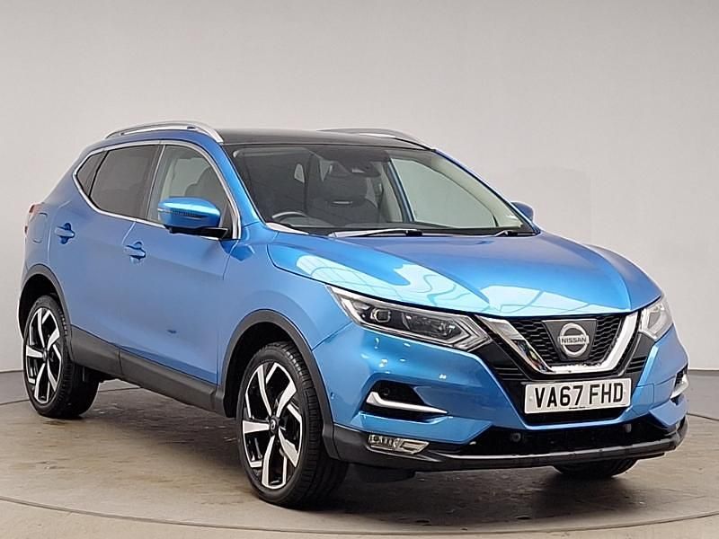 Blue Used 2018 Nissan Qashqai Tekna SUV | £12,698 (Fair price) - Image 1/4