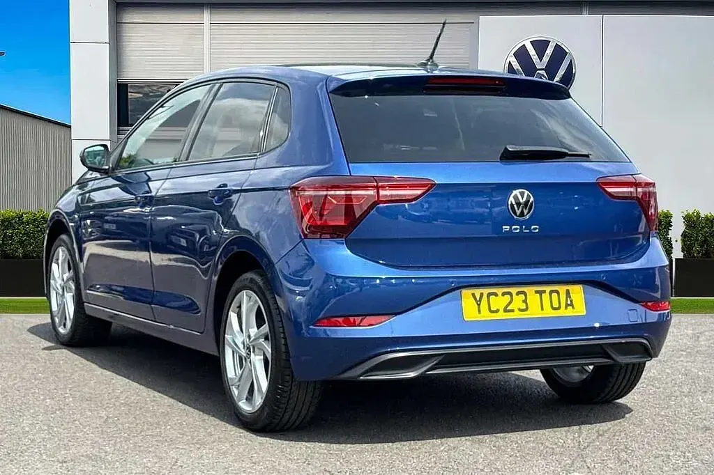 Used VW Polo Style 95 HP (69 kW) 2023 Blue Hatchback