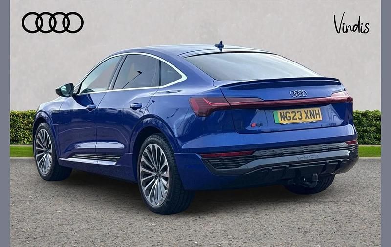 Used Audi Q8 e-tron S-Line 300 kW (408 HP) 2023 Blue SUV