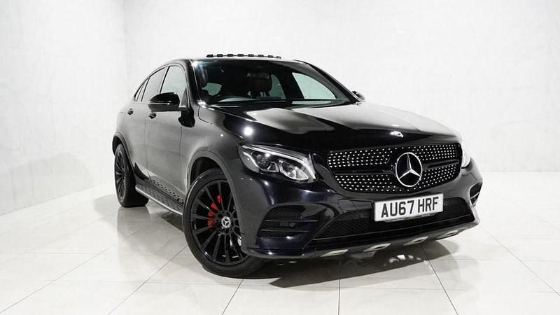 Used Mercedes GLC250 AMG line 2017 Black Coupe