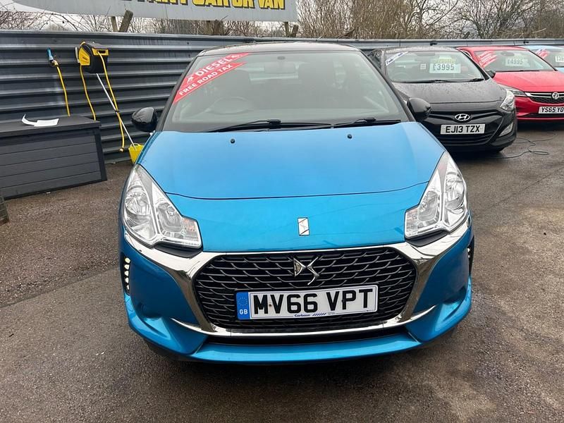 Used DS Automobiles DS3 Chic 2016 Blue Hatchback