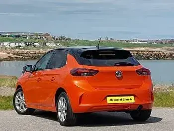 Used Vauxhall Corsa Elite 100 HP (73 kW) 2020 Orange Hatchback