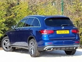 Used Mercedes GLC220 AMG line 194 HP (142 kW) 2021 Blue SUV