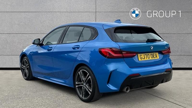 Used BMW 118 M Sport 140 HP (102 kW) 2020 Blue Hatchback