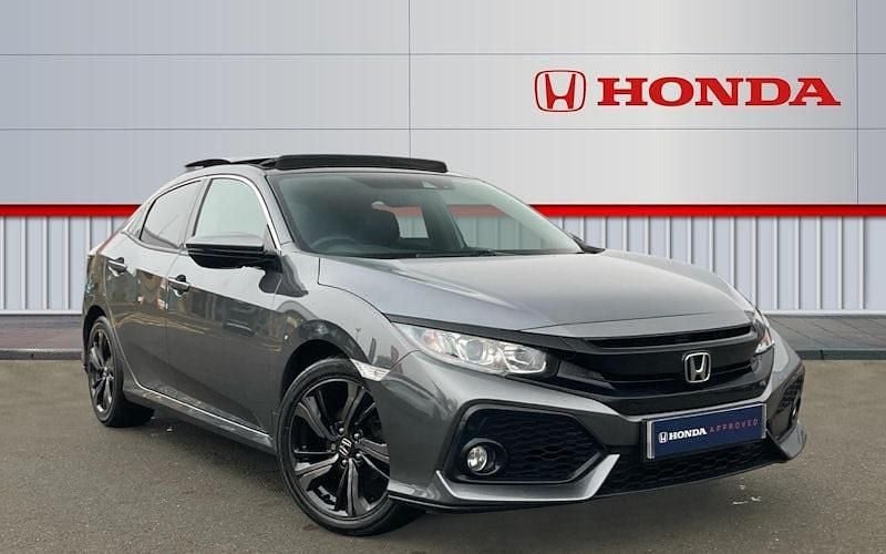 Grey Used 2018 Honda Civic EX Hatchback | £11,636 (Fair price) - Image 1/4