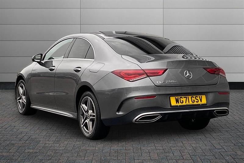 Used Mercedes CLA250e AMG Line Premium 218 HP (160 kW) 2021 Mountain grey Sedan