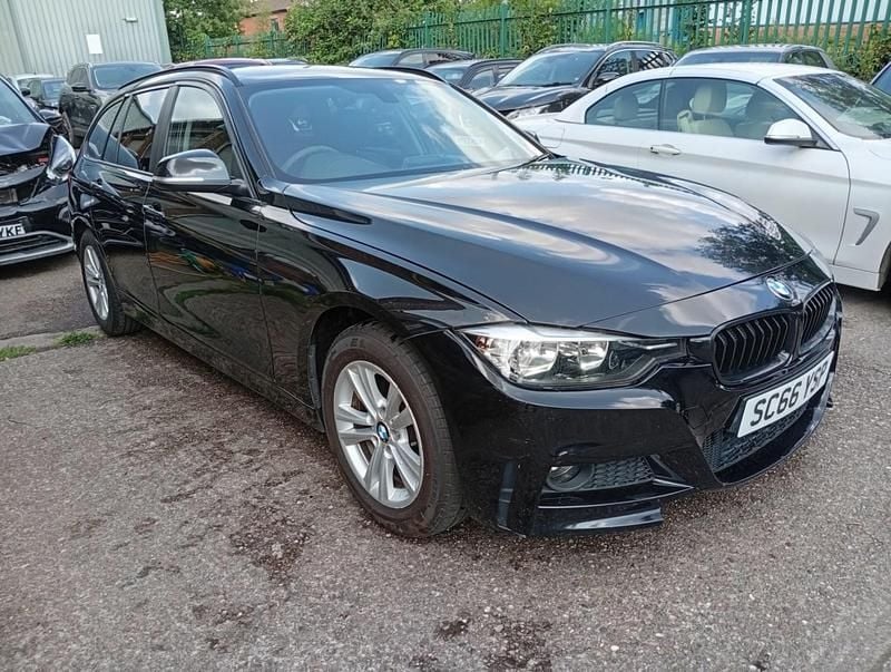 Black Used 2017 BMW 320 Efficient Dynamics Estate | £2,950 - Image 1/4