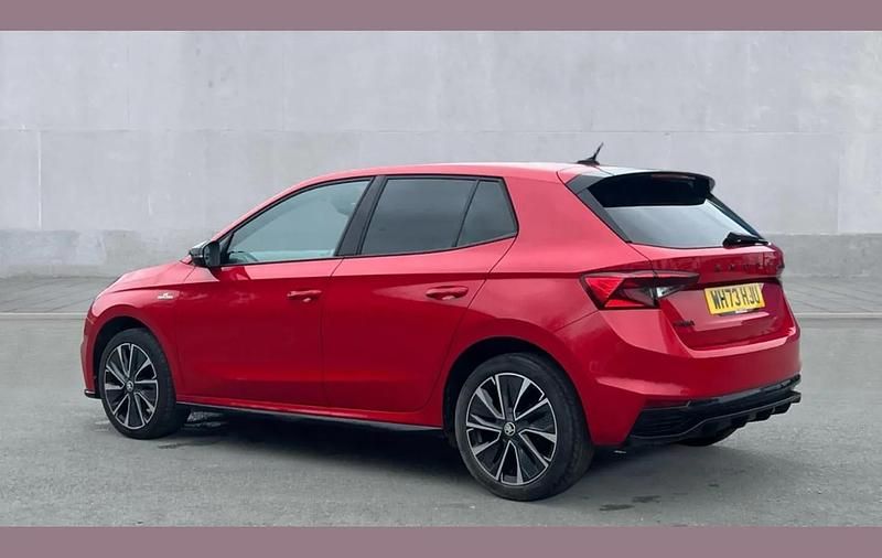 Used Skoda Fabia Monte Carlo 110 HP (80 kW) 2023 Exclusive paint  velvet red Hatchback