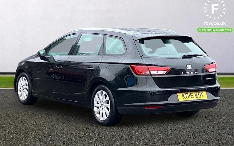Used Seat Leon Ecomotive 110 HP (80 kW) 2016 Black Estate