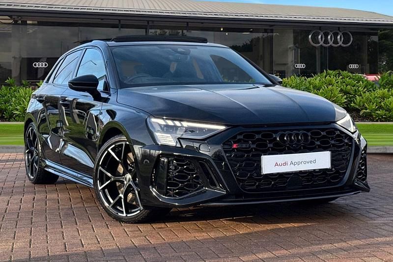 Black Used 2022 Audi RS3 Sportback Advanced Hatchback | £44,490 (A bit pricey) - Image 1/4