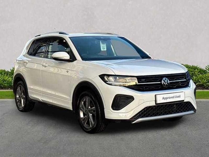 White Used 2024 VW T-Cross R-line SUV | £21,350 (Fair price) - Image 1/4