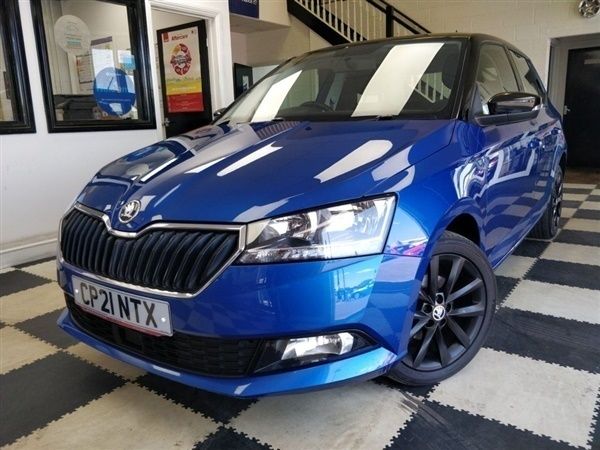 Blue Used 2021 Skoda Fabia Colour Edition Hatchback | £9,250 (Fair price) - Image 1/1
