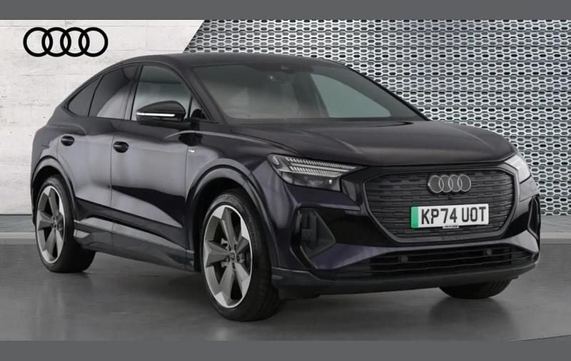 Other Used 2024 Audi Q4 Sportback e-tron Black Edition SUV | £36,071 (Super price) - Image 1/4