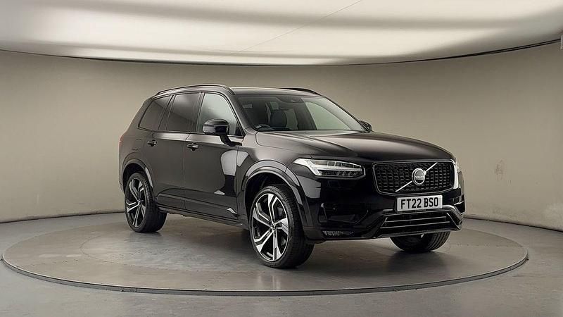 Black Used 2022 Volvo XC90 R-Design Pro SUV | £34,250 (Good price) - Image 1/4